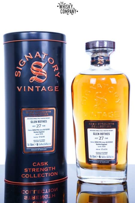 Glen Rothes 1996 Aged 27 Years Single Malt Scotch Whisky - Cask Strength Collection By Signatory Vintage (700ml)